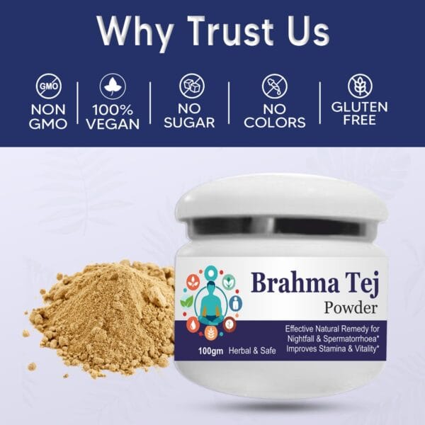 Brahma Tej Powder – Ayurvedic Powder for Strength and Stamina | 100% Herbal - Image 2